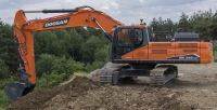 Doosan DX350LC-7 с двигател по Етап V и хидравлика D-ECOPOWER