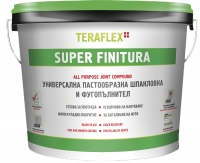 ТЕРАФЛЕКС® SUPER FINITURA - фина пастообразна шпакловка за идеално гладки стени и тавани