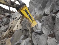 With the MB 1500 Atlas Copco are completing their range of medium-size hydraulic breakers