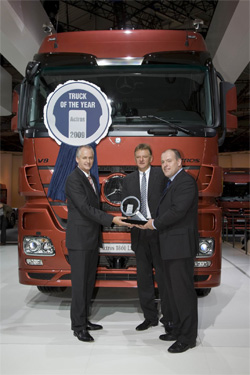 Mercedes-Benz Actros voted “Truck of the Year 2009”