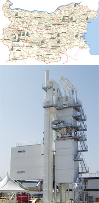 Голямата надежност и качество на асфалтосмесителните инсталации МАРИНИ, с изключителен представител за България – Про Маш ЕООД