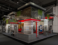 ALUCOBOND® naturAL at the BAU 2011 integrated into the new ALUCOBOND® design concept