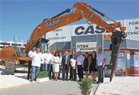 Titan Machinery Bulgaria представи пълната гама строителна техника на CASE Cоnstruction на Международния технически панаир